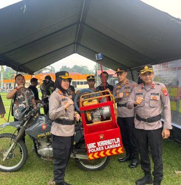 Motor Trail Modifikasi Polres Landak, Terobosan Baru Percepat Penanganan Karhutla