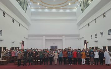 Kabut Asap Makin Pekat, Forkopimda dan Tokoh Lintas Agama Landak Gelar Doa Bersama