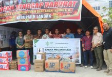 HPI POU Salurkan Perlengkapan dan Logistik untuk Penanganan Karhutla Landak