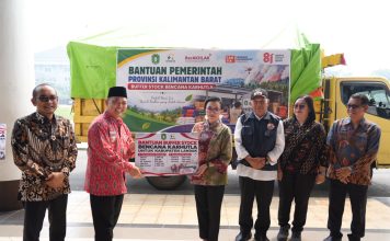 Terima Bantuan dari Gubernur Norsan, Karolin: Ini Sangat Krusial bagi Warga Landak yang Terdampak Kabut Asap