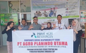 PT APU Salurkan PMT untuk Ibu Hamil dan Balita, Dukung Pencegahan Stunting di Landak