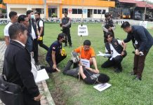 47 Adegan Terungkap dalam Rekonstruksi Kasus Pembunuhan Ibu dan Balita di Landak