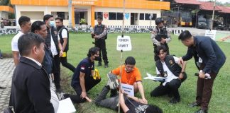 47 Adegan Terungkap dalam Rekonstruksi Kasus Pembunuhan Ibu dan Balita di Landak