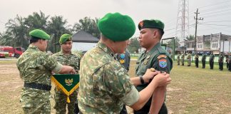 40 Prajurit Kodim 1210/Landak Naik Pangkat, Dandim: Ini Amanah dan Tanggung Jawab