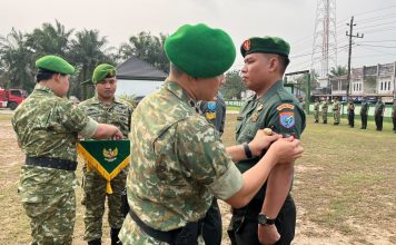 40 Prajurit Kodim 1210/Landak Naik Pangkat, Dandim: Ini Amanah dan Tanggung Jawab