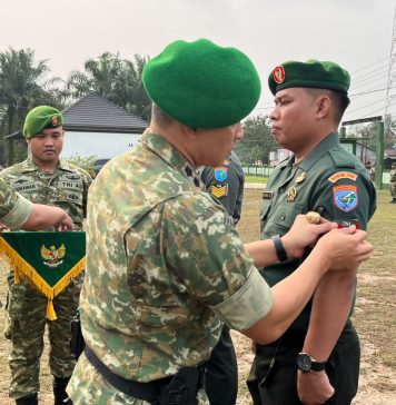 40 Prajurit Kodim 1210/Landak Naik Pangkat, Dandim: Ini Amanah dan Tanggung Jawab