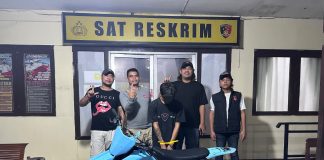 Jatanras Polres Landak Tangkap Terduga Pelaku Curanmor, Motor Diamankan di Sompak