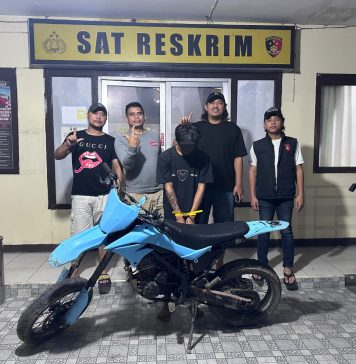 Jatanras Polres Landak Tangkap Terduga Pelaku Curanmor, Motor Diamankan di Sompak