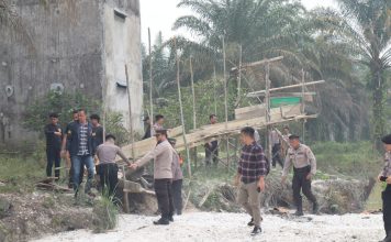 Polisi Tindak Dugaan PETI di Belakang Kantor Bappeda Landak, Tak Temukan Pekerja dan Mesin