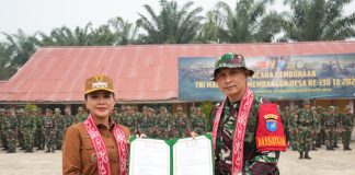 Bupati Karolin Resmi Buka TMMD ke-130, Target Swasembada Pangan dan Revitalisasi Lahan Pertanian