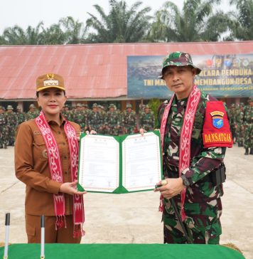 Bupati Karolin Resmi Buka TMMD ke-130, Target Swasembada Pangan dan Revitalisasi Lahan Pertanian