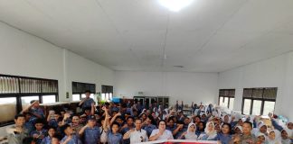 Polres Landak Edukasi Pelajar SMPN 7 Ngabang, Ingatkan Bahaya Narkoba
