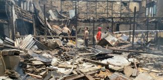 Kebakaran Empat Ruko di Ngabang, Dua Karyawan Meninggal Dunia