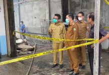 Wabup Landak Sampaikan Duka atas Kebakaran Ruko yang Tewaskan Dua Orang