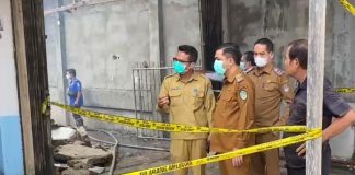 Wabup Landak Sampaikan Duka atas Kebakaran Ruko yang Tewaskan Dua Orang